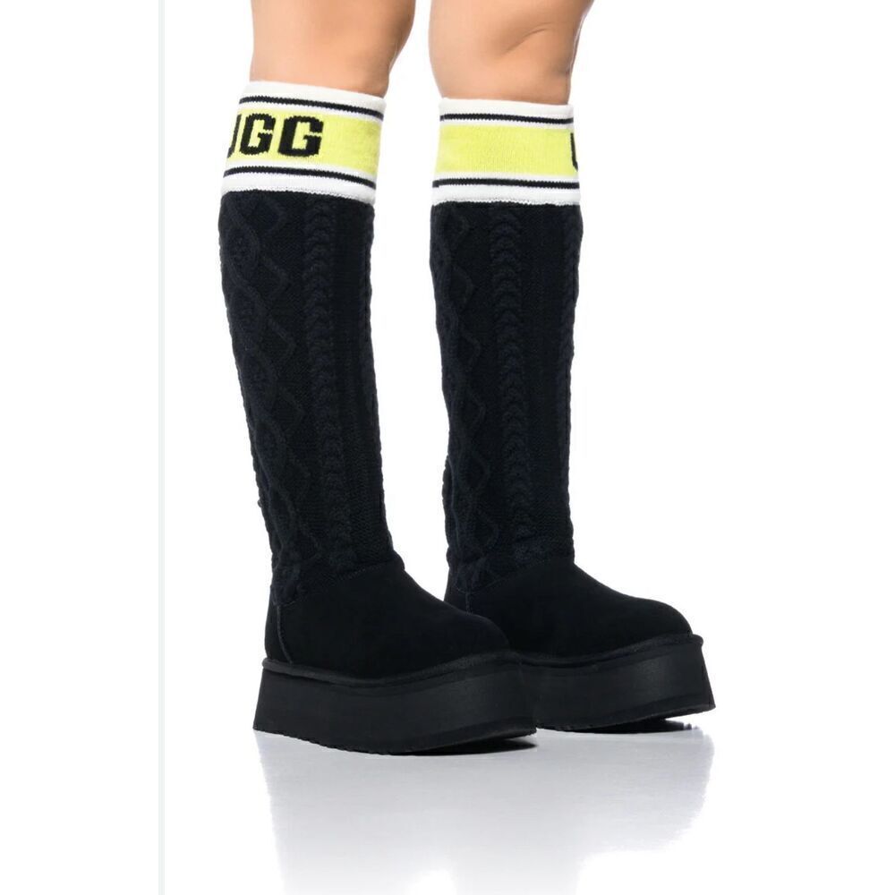 UGG Sweater Letter Boot size 9 NWOT